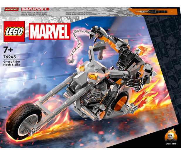 LEGO Marvel 76245 Upiorny Jeździec – mech i motor - 1091298 - zdjęcie 3